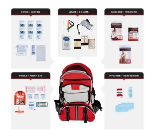 Emergency Survival Kit 72 Hour – 1 Person Disaster Preparedness Supplies