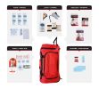 1 Person Necessity Survival Kit – Rolling Bag