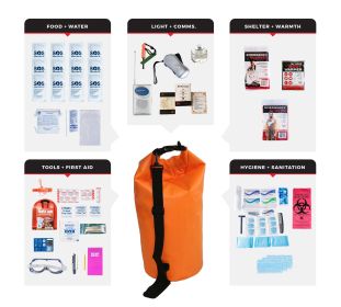 Deluxe Emergency Survival Kit | 72-Hour Food, Water & Gear