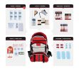 2 Person Necessity Survival Kit Backpack | 72-Hour Emergency Preparedness Kit