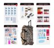 2 Person Comfort Survival Kit | Rolling Bag Camo | 72-Hour Emergency Kit