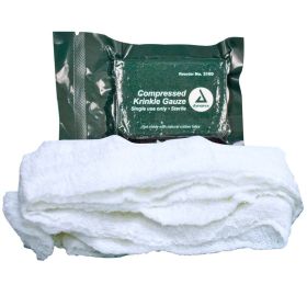 Compressed Krinkle Gauze Bandage, Sterile, 4.5" x 4.1yd