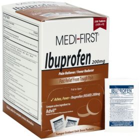 125 Ibuprofen Packs | 200 mg Portable Pain & Fever Relief