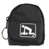 CPR Black Beltloop Keychain Kit w/ Faceshield, Gloves & Wipes
