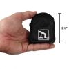 CPR Black Beltloop Keychain Kit w/ Faceshield, Gloves & Wipes