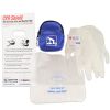 CPR Blue Beltloop Keychain Kit w/ Faceshield, Gloves & Wipes