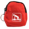 CPR Red Beltloop Keychain Kit w/ Faceshield, Gloves & Wipes