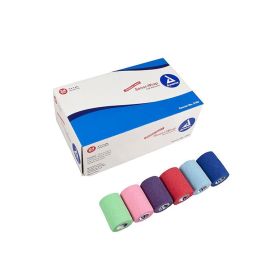 Dynarex Sensi Wrap Self Adherent - Rainbow, 4 of Each Color, 3"x 5 yards, 24/cs