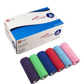 Dynarex Sensi Wrap Self Adherent - Rainbow, 2 of Each Color, 6"x 5 yards., 12/cs