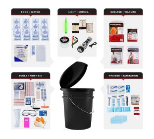 1 Person Comfort Survival Kit – Complete Emergency Gear