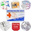 Bilingual OSHA Contractors First Aid Kit for up to 25 People, 180 pieces