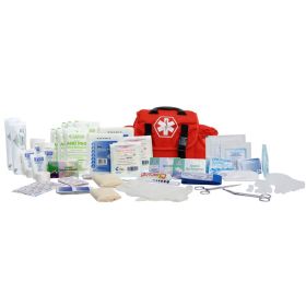147-Piece First Responder Kit – Orange Trauma & Medical Bag