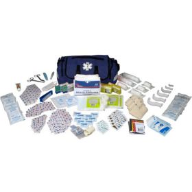 147-Piece First Responder Trauma & Medical Kit – EMS Blue
