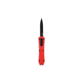 Xkarve Spear Point OTF Automatic Knife | Compact Dual‑Action EDC (Color: Red)