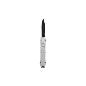 Xkarve Spear Point OTF Automatic Knife | Compact Dual‑Action EDC (Color: Silver)